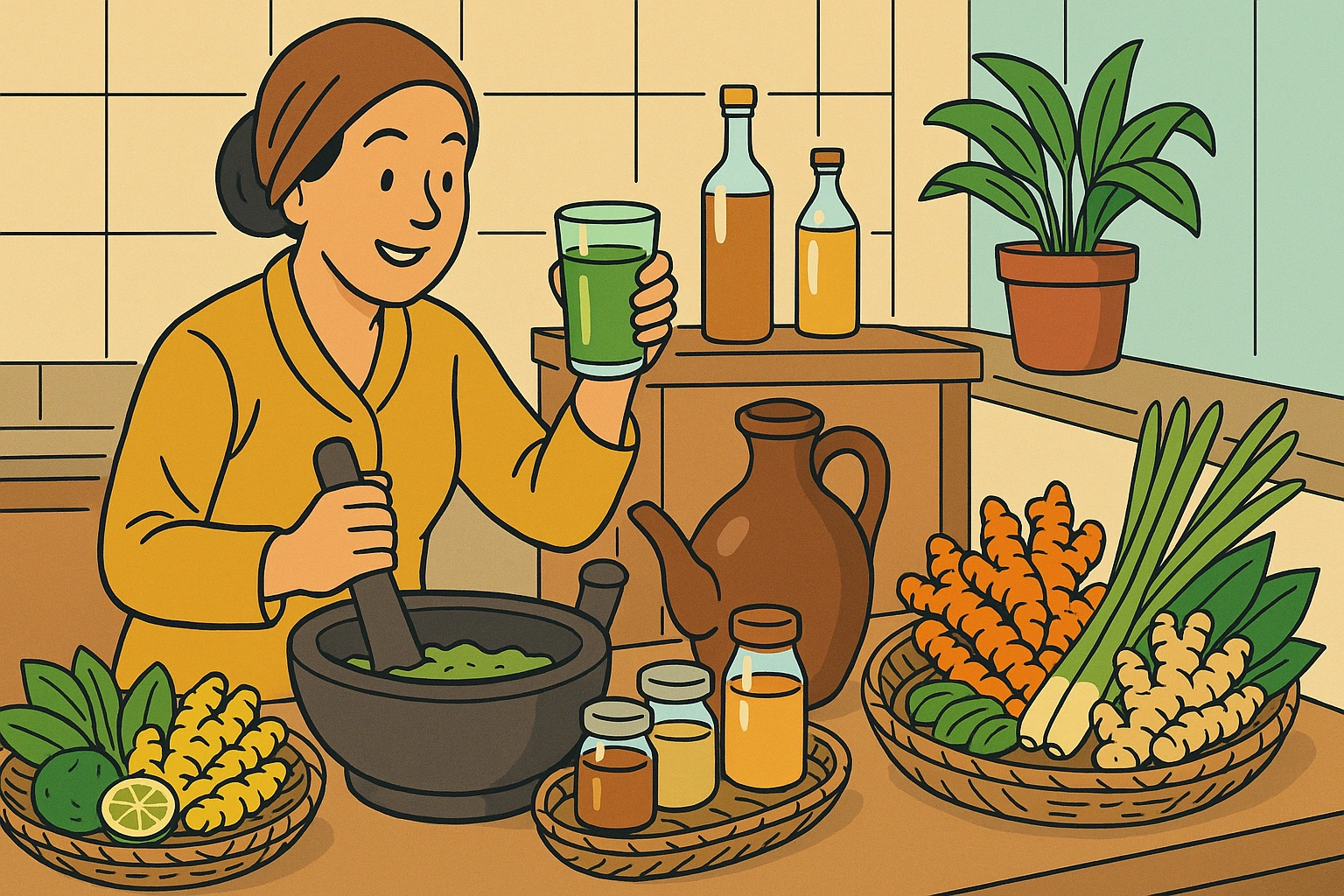 Jamu Tradisional: Kearifan Lokal untuk Kesehatan