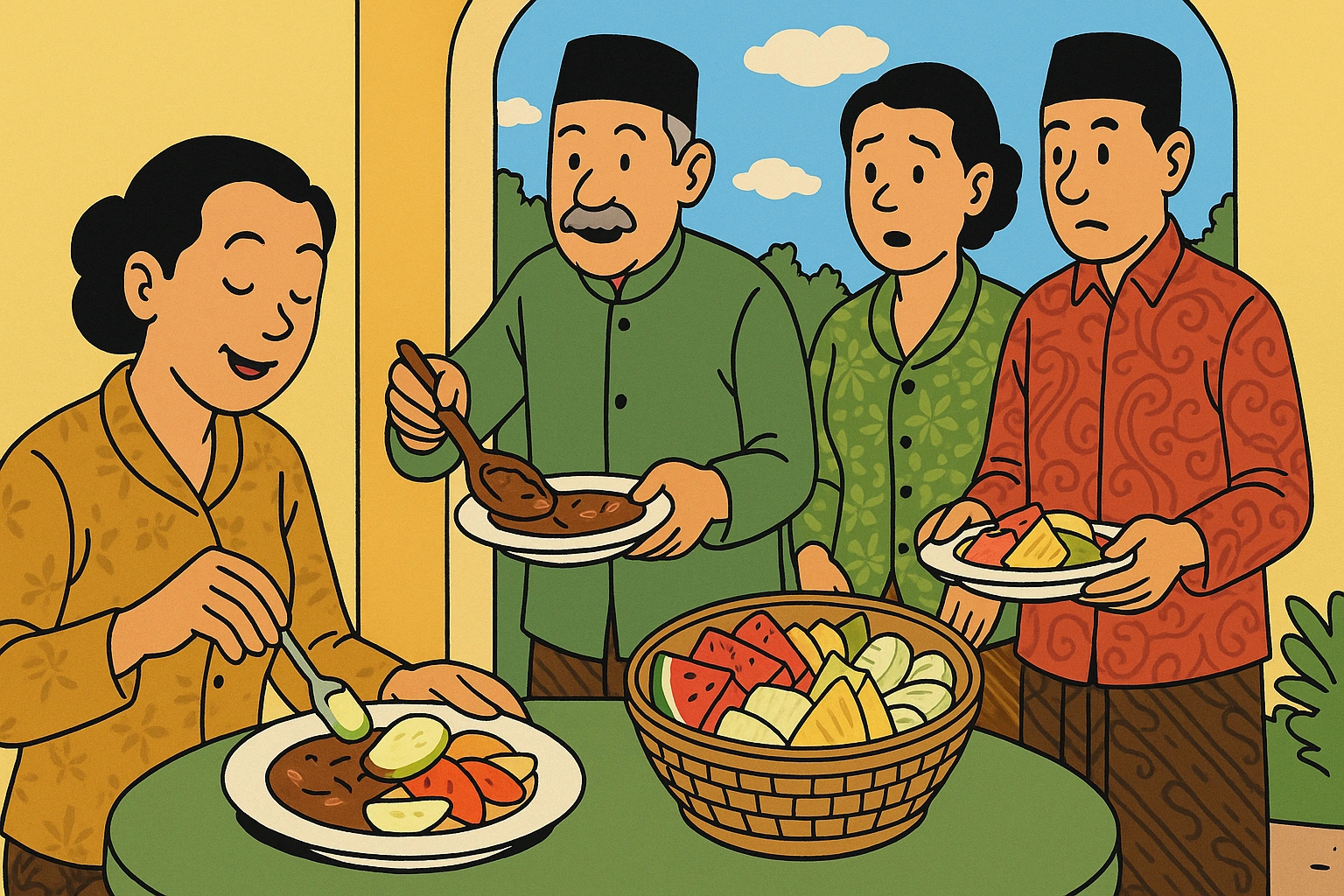 Rujak dalam Upacara Rebo Wekasan, Tolak Bala lewat Rasa