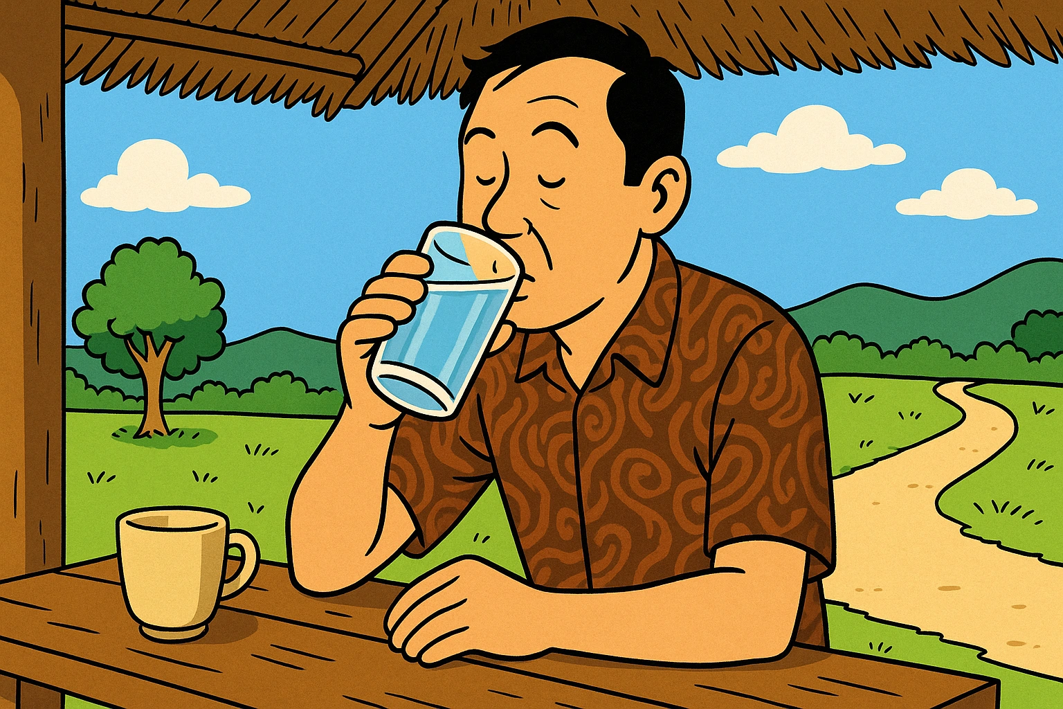 ‘Urip Ibarat Mampir Ngombe’: Kesementaraan Hidup dalam Perspektif Jawa dan Stoisisme